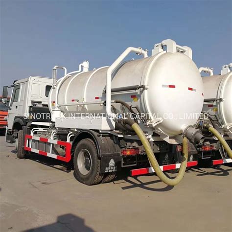 Sinotruk Cbm High Pressure Washing Vacuum Sewer Cleaner Flushing