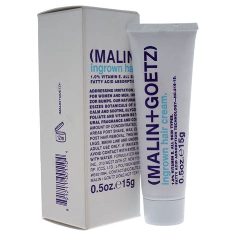 Ingrown Hair Cream by Malin + Goetz for Unisex - 0.5 oz Cream | Ingrown ...