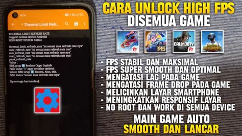 Auto Lancar Smoothcara Mendapatkan Fps Tinggi Saat Main Game Cara