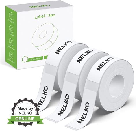 NELKO Genuine P21 Label Maker Tape Adapted Label Print Paper 14x40mm