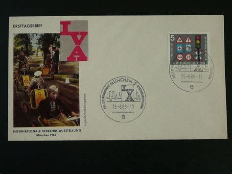 Road Safety Internationale Verkehrsausstellung 1965 FDC Germany 83316