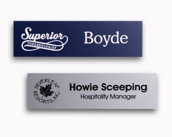 Plastic Name Tags Engraved Logo Name Tag Inc