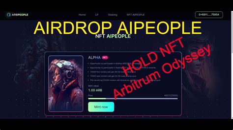 H Ng D N Claim Airdrop Ari People Ai D Nh Cho Holder Arbitrum Odyssey