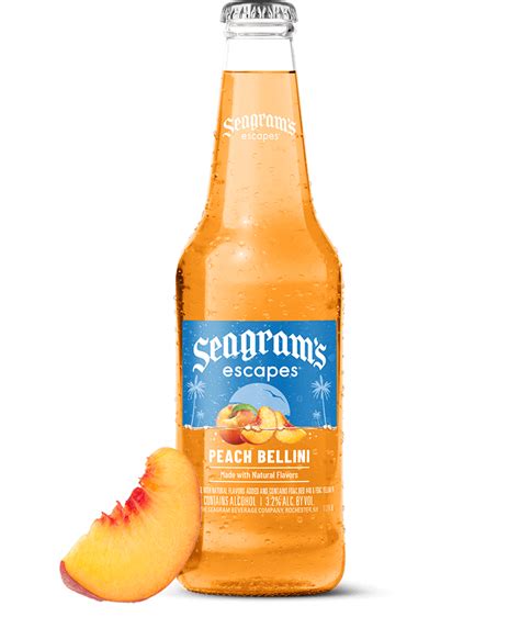 Peach Bellini Seagram S Escapes