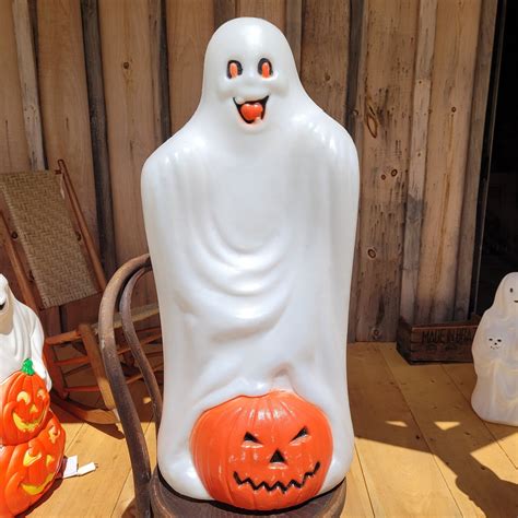 Halloween Ghost Blow Mold Vintage 1989 Tpi Etsy