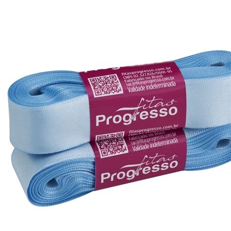 Fita Cetim CF 005 Azul Claro Progresso