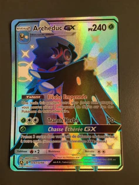 Carte Pokemon Rare Destin Es Occultes Archeduc Gx Shiny Sv Sv Neuve