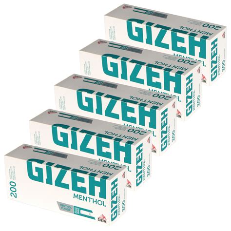 Gizeh Menthol H Lsen Zigarettenh Lsen Stopfen Filterh Lsen Variante