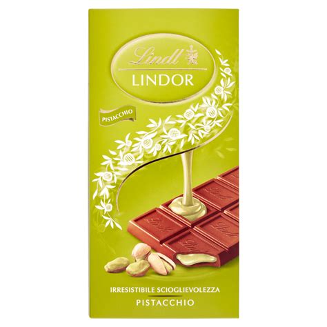 Lindt Lindor Tavoletta Cioccolato Al Latte Pistacchio G Carrefour