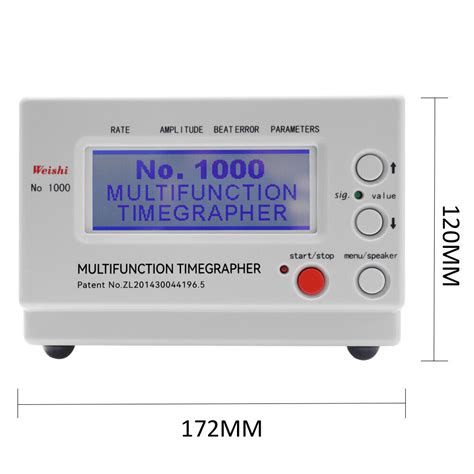 Weishi No1000 Watch Timing Tester Timegrapher Multifunction Repairing