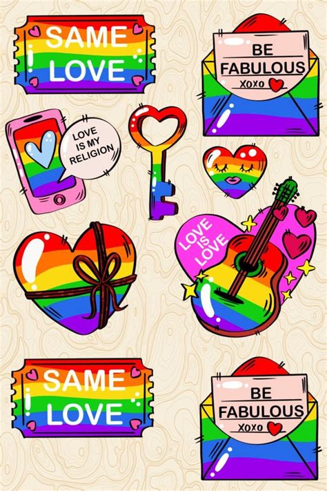 Gay Pride Bundle Lgbt Bundle Gay Pride Rainbow Png Gay Pride Svg