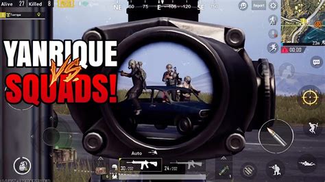 Yanrique VS Squads FPP Solo VS Squad Highlights PUBG Mobile YouTube