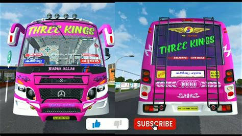 Three Kings Private Bus Mod In Bus Simulator Indonesia Bussid Bus Mod