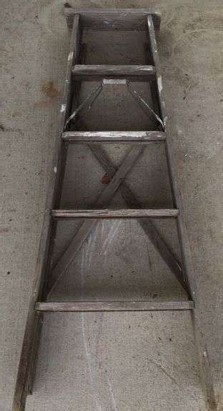 Foot Wooden Step Ladder Sherwood Auctions