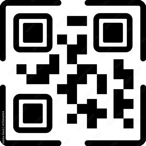 QR Code Icon In Png QR Scanner QR Code Symbol In Square Barcode