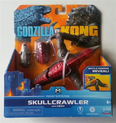 GODZILLA VS KONG Playmates MonsterVerse SKULLCRAWLER WITH HEAV NEUF