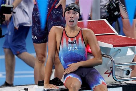 Usa Mixed Medley Swimming Relay Team Wins Gold Sets World Record