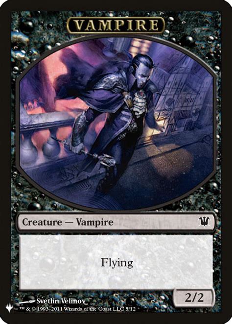 Vampire Zombie Token Mystery Booster The List Card Kingdom