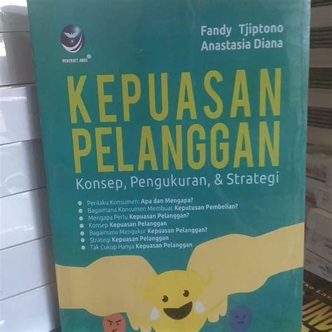 Jual Buku Kepuasan Pelanggan Karangan Fandy Tjiptono Shopee Indonesia