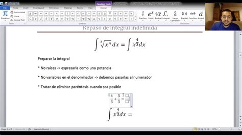 Integral Indefinida Con Radicales Youtube