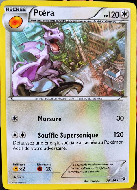 carte Pokémon 76 124 Ptéra 120 PV XY Impact des Destins NEUF FR eBay