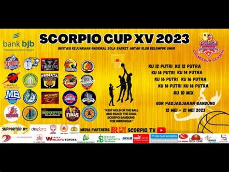 SCORPIO CUP XV 2023 M J B A KAB BANDUNG VS MERCUSUAR BANDUNG KU 18