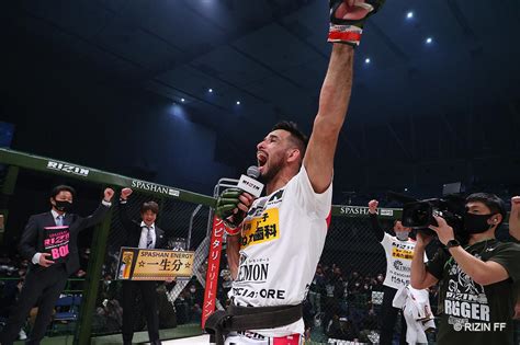 【格闘技／rizin Trigger 2nd】クレベル・コイケ、朝倉未来“失神ko”以来の佐々木戦でも一本勝ち 「私はフェザー級ナンバーワン