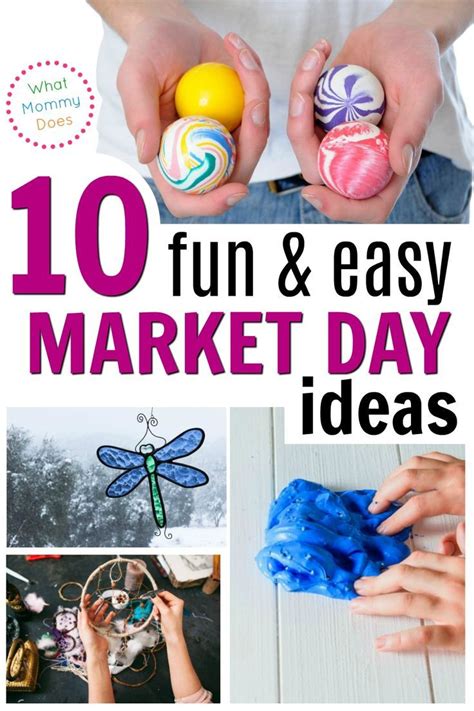 10 Easy School Market Day Ideas To Make And Sell Kids Crafts To Sell