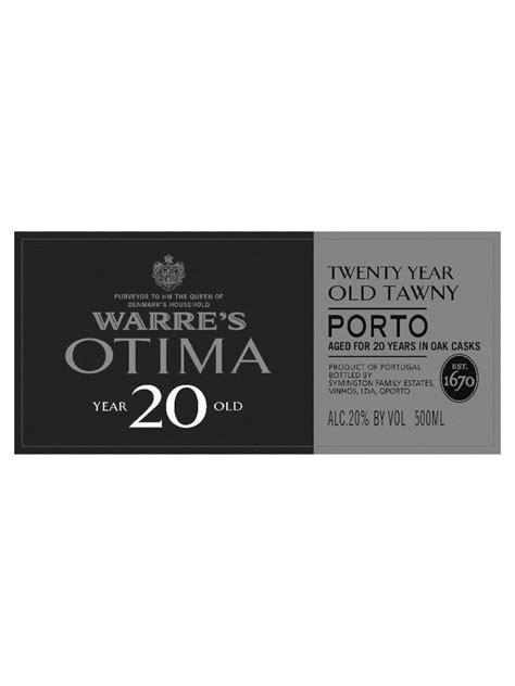 Warre S Port Otima Year Old Tawny Cl Rasch Vin Spiritus