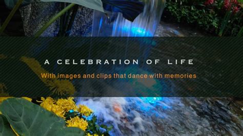 Free Celebration Of Life Powerpoint Template Printable Templates