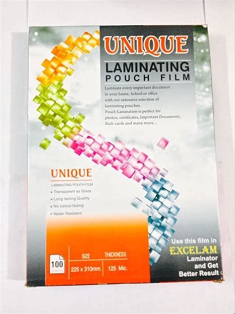 A Lamination Pouch Unique Mm X Mm At Rs Pack In Raipur Id