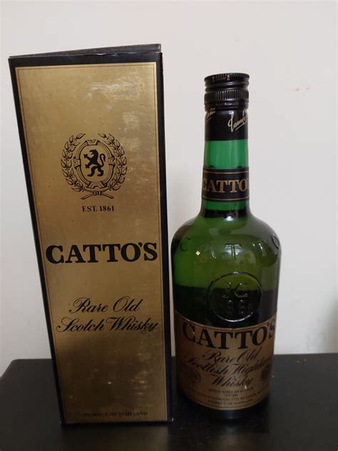 Catto s rare old scotch whisky 750ml 43 嘢食 嘢飲 酒精飲料 Carousell