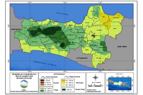 Peta Curah Hujan Diy