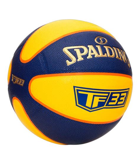 Pelota De Baloncesto Spalding Tf Gold Yellow Blue Sz Rubber