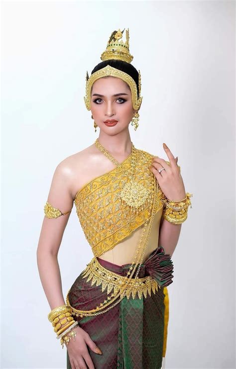 CAMBODIA Beautiful Woman In Cambodia Ancient Dress Amazing