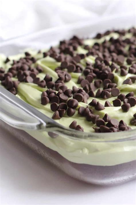 Mint Chocolate Chip Brownies Recipe - Easy Dessert Recipes