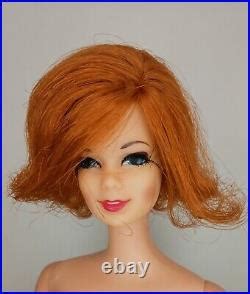 Vintage Tnt Barbie Doll Stacey Twist N Turn Titian Red Hair Flip