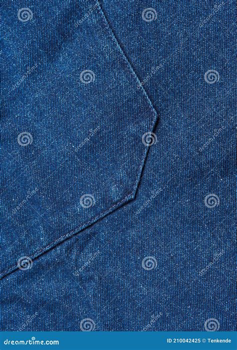 Dark Blue Jeans Denim Texture Fabric Background Stock Image Image Of