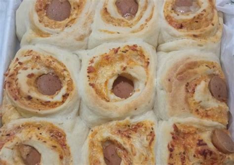 Resep Roti Gulung Keju Sosis Sausage Cheese Roll Bread Oleh Rizka