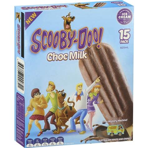 Scooby Doo Choc Milk Ice Cream Bars Food And Beverage Ice Cream And Frozen