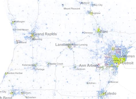 A New Way To Look At Ann Arbor Race Based Map Shows Where Ethnicities