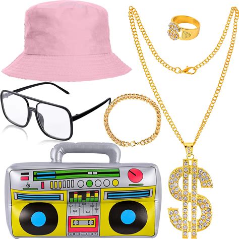 Amazon Yaromo S S Hip Hop Costume Kit Rapper Outfit Includes