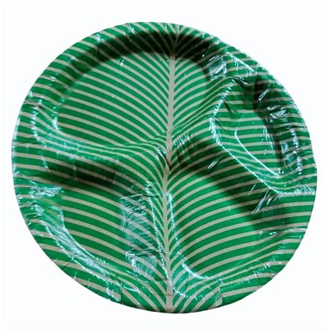 Biodegradable Compartment Paper Plate At Rs Piece