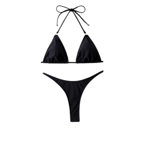 Traje Ba O Bikini Hilo Detalle Piedra Roja Trasera Rubi Punto Intimo