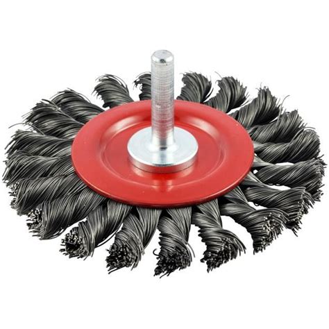 Norton Bluefire Carbon Steel Standard Twist Knot Wire Shank Mini Wheel Brush Norton Abrasives