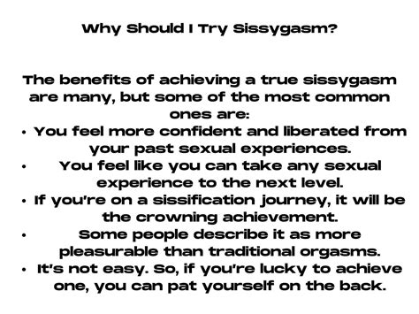 How To Sissygasm Guide For Sissies Training Crossdresser Femdom Ideas