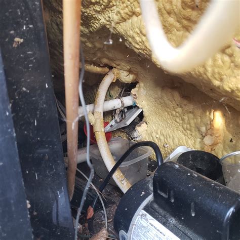 Sundance 850 Optima Spa (~1999?). Leak deep behind electrical control