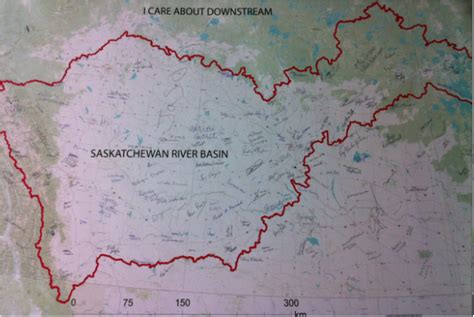 Map of Saskatchewan River Basin with signatures. | Download Scientific ...