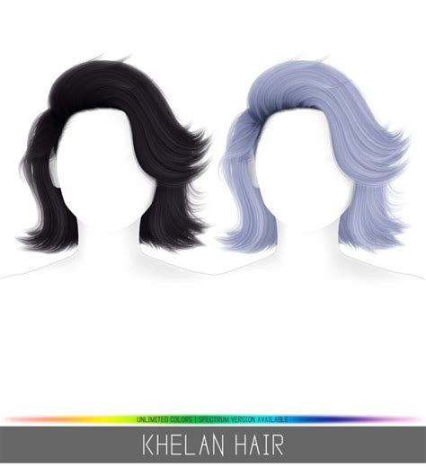 Sims 4 BLUEBELL HAIR - The Sims Book