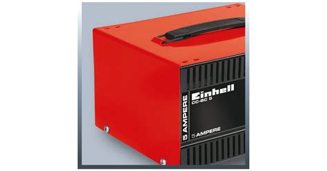 Einhell Batterie Ladegerät CC BC 5 rot schwarz für Kfz und